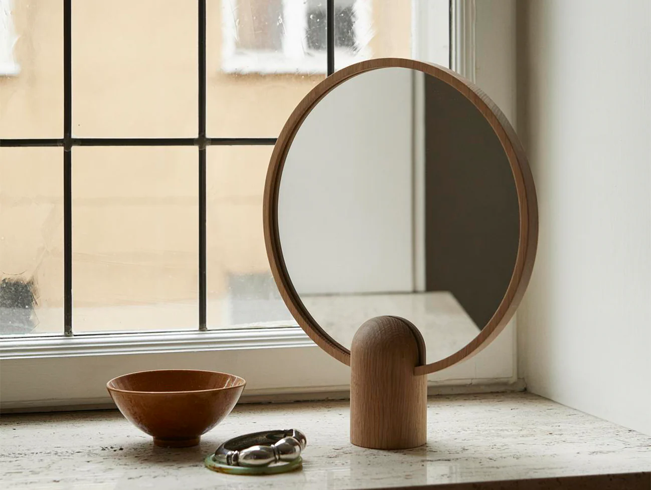 Danish Oak Aino Mirror - Image 3