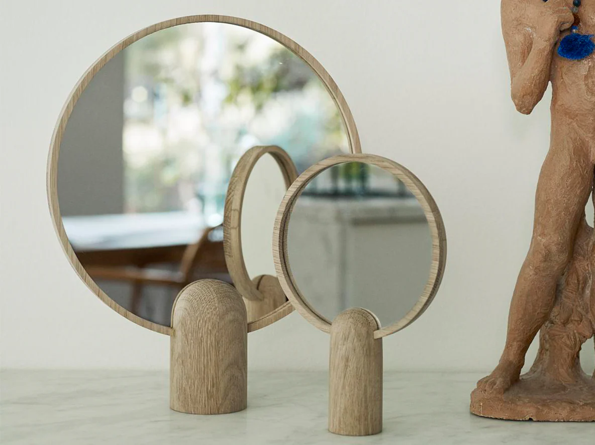 Danish Oak Aino Mirror - Image 4