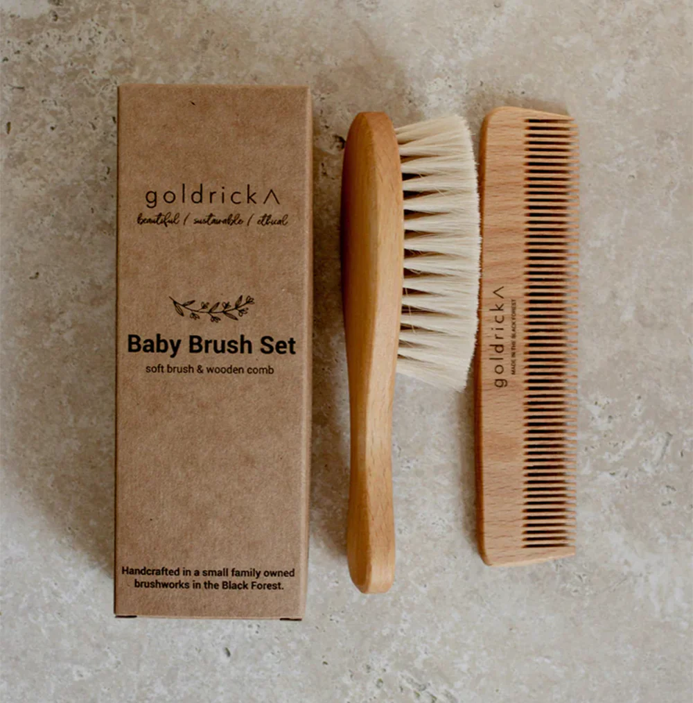 Wood Baby Brush Set - Image 3