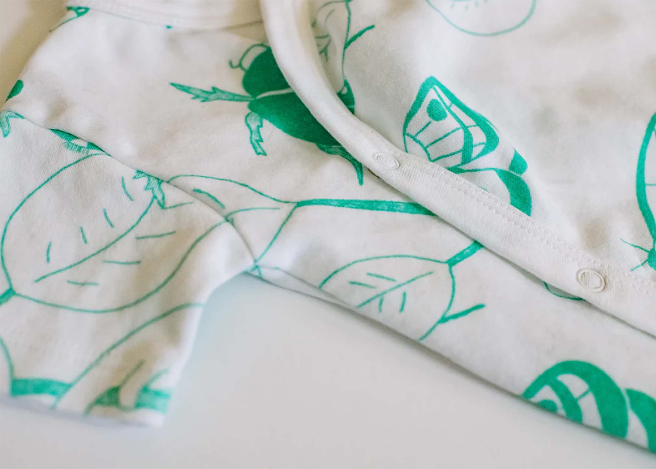 Organic Cotton Baby Onesie - Insects - Image 3
