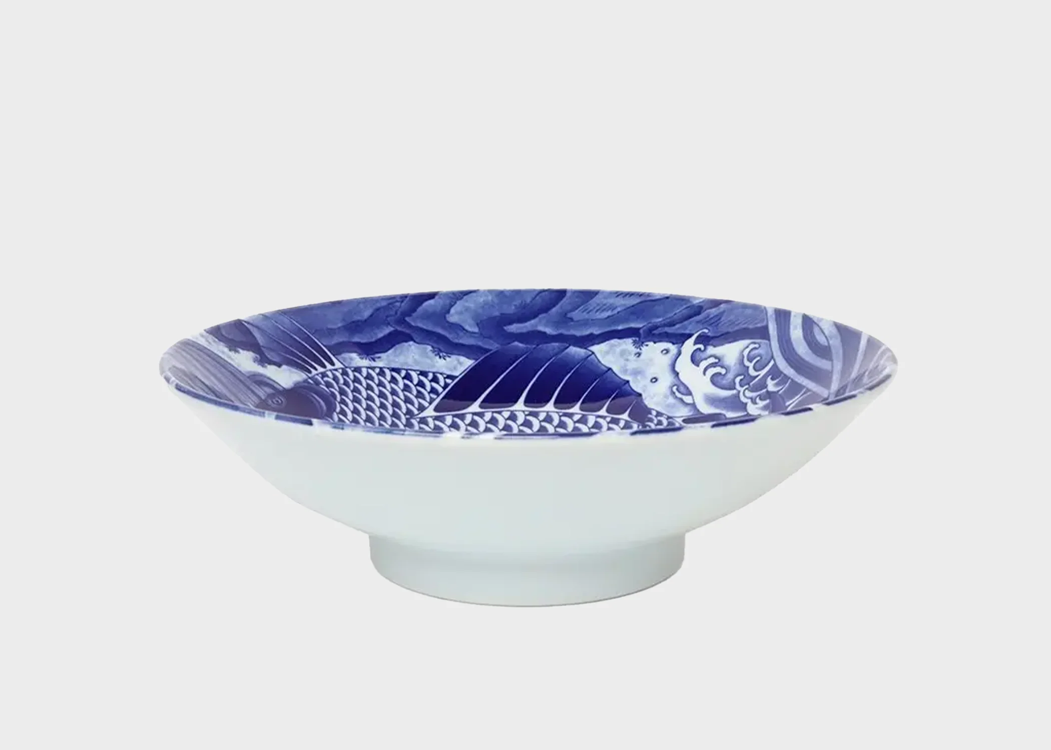 Blue Koi Ramen Bowl 10" - Image 2