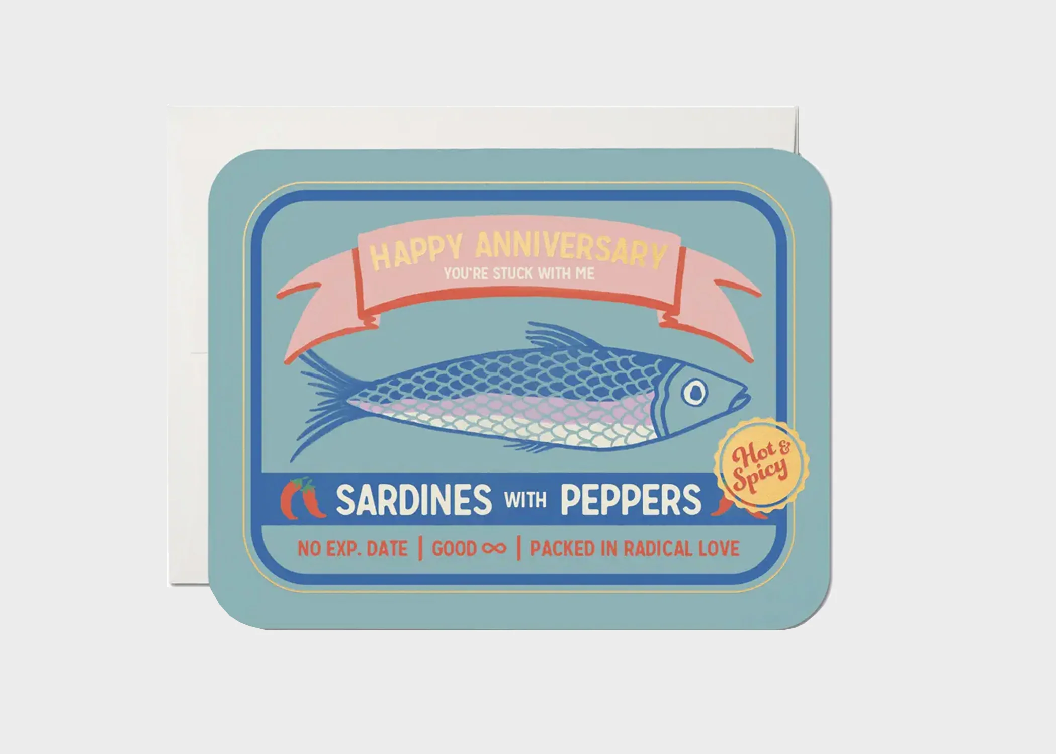 Card - Stuck With Me Anniversary Card