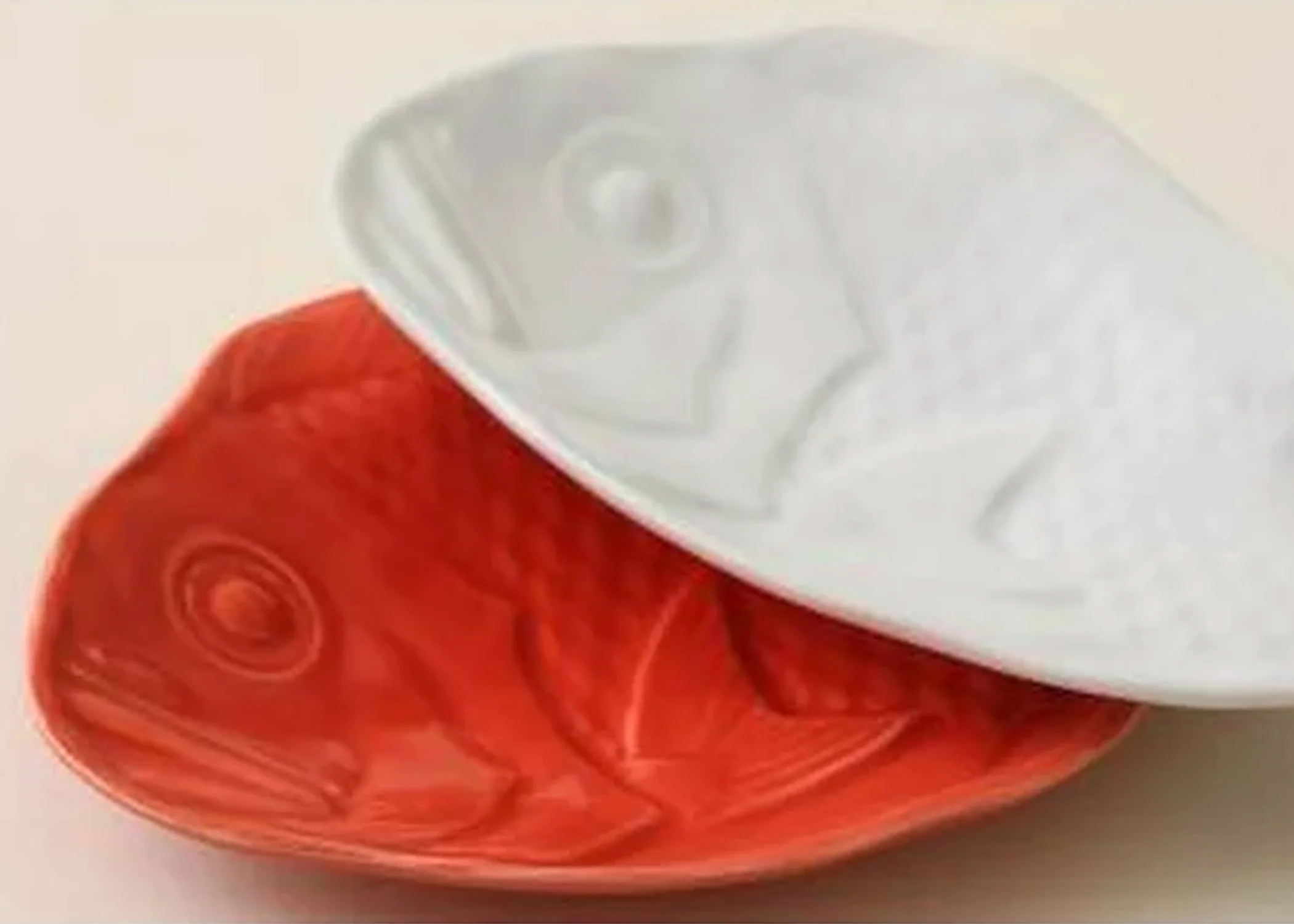 Ceramic Fish Dish - Red - Image 2