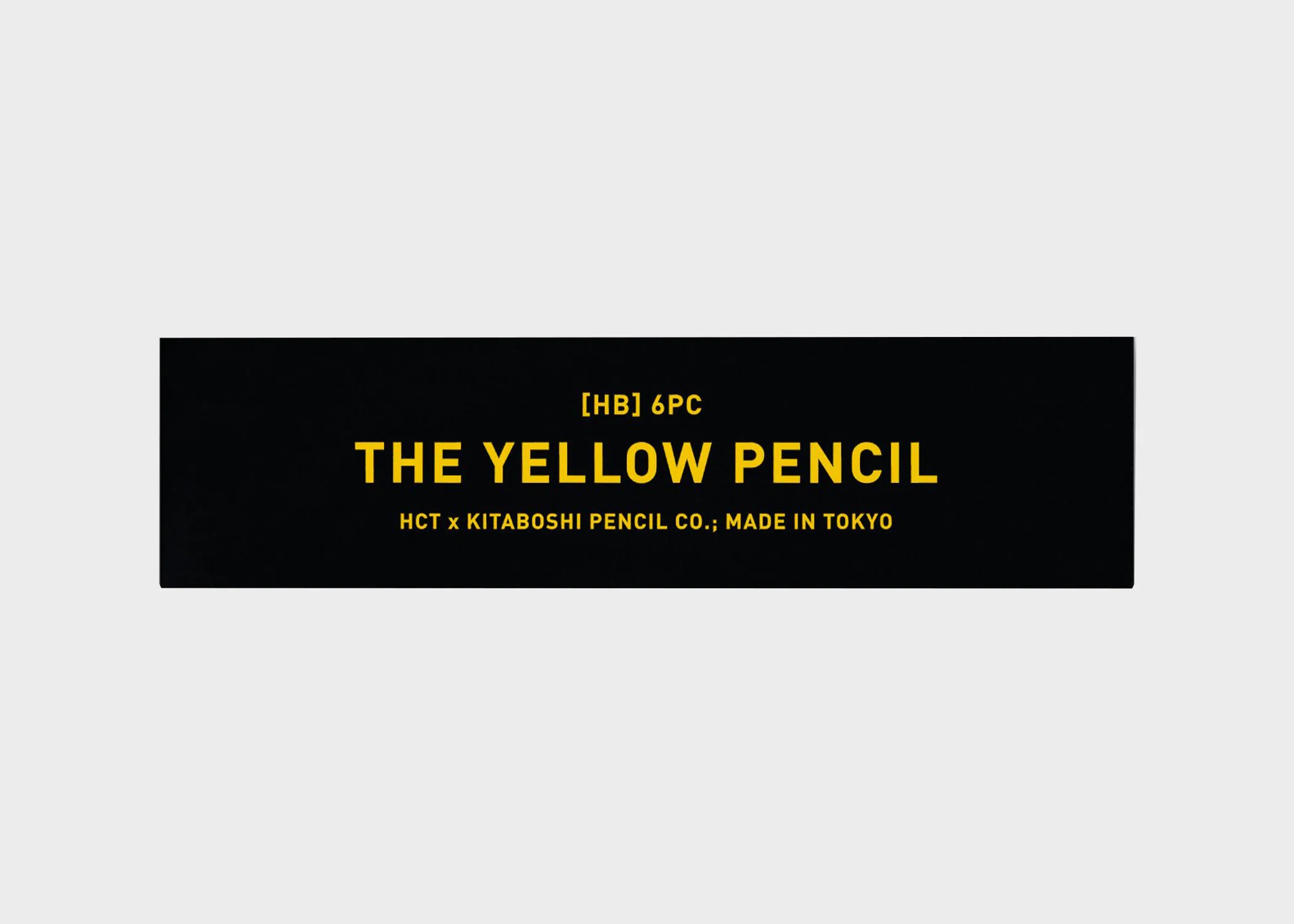 HCT x Kitaboshi "The Yellow Pencil" HB 6PC Set