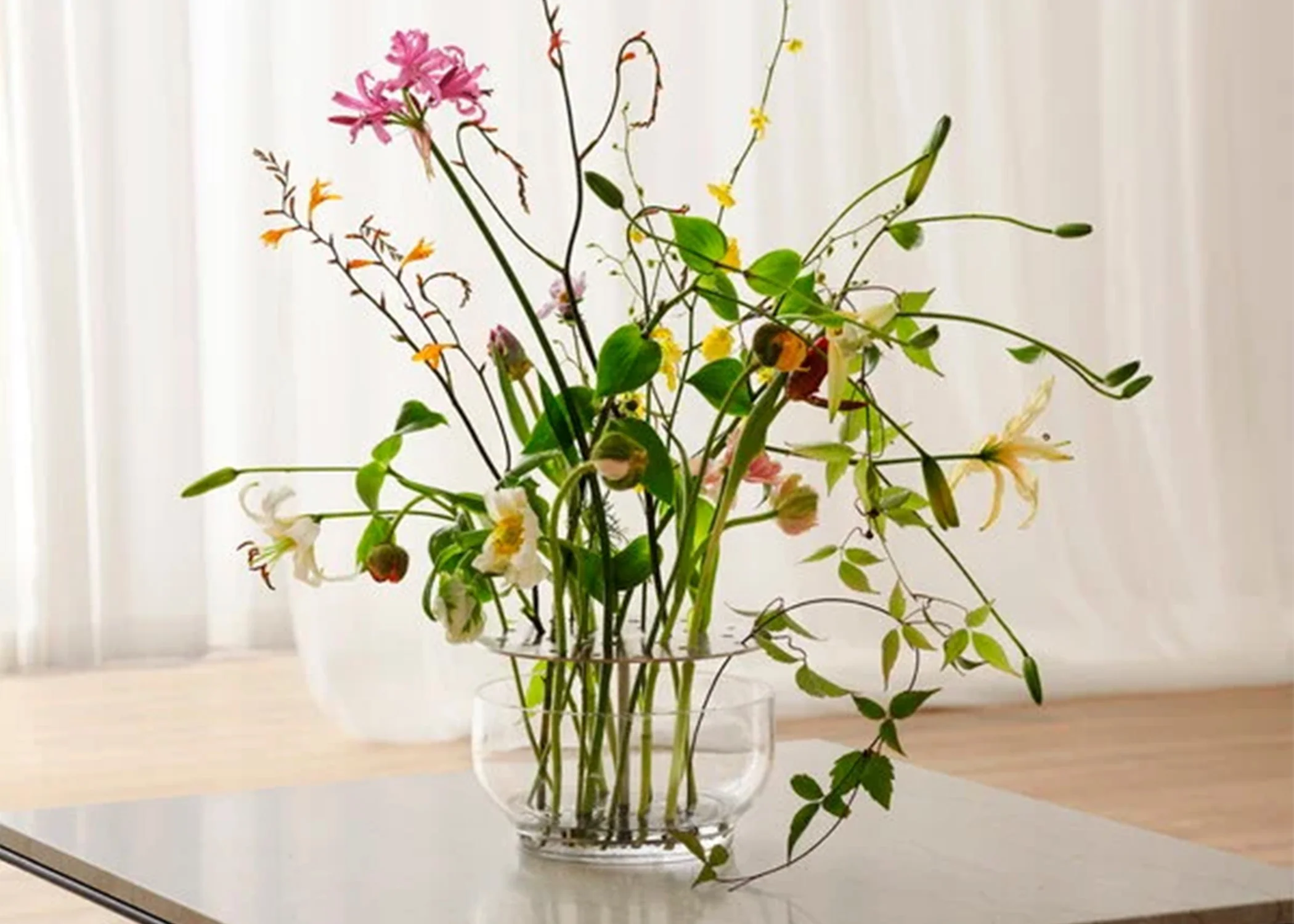 Ikebana Vase - Large Stainless Steel - Image 3