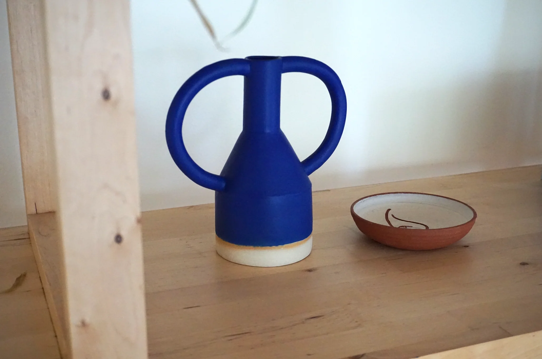 Jug Eared Vase Midi Blue - Image 3