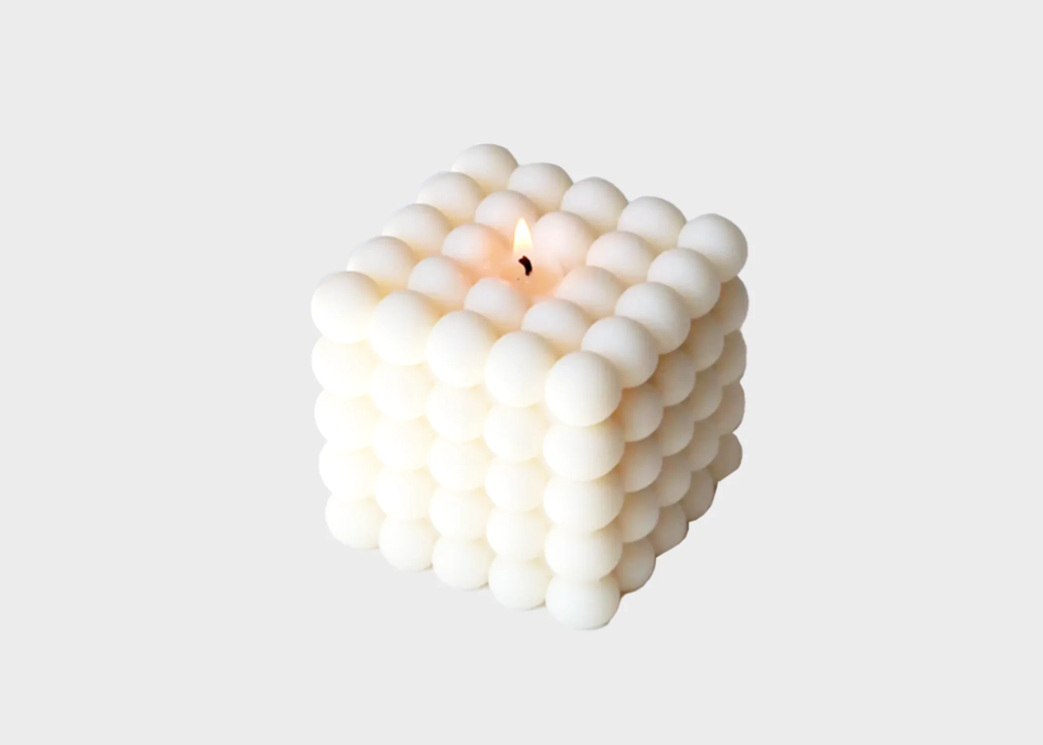 Large Bubble Candle