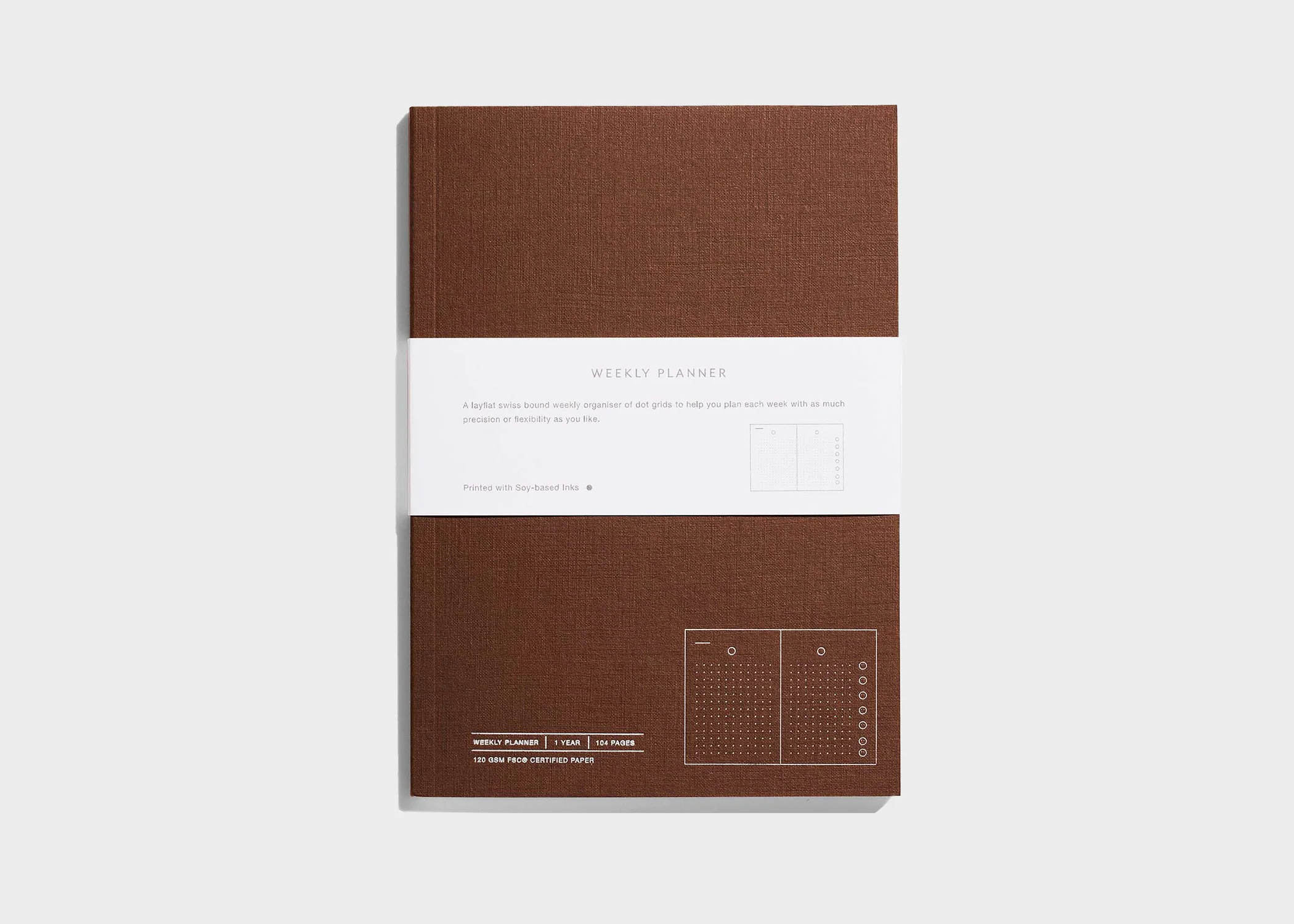 Layflat Swiss Bound Weekly Planner