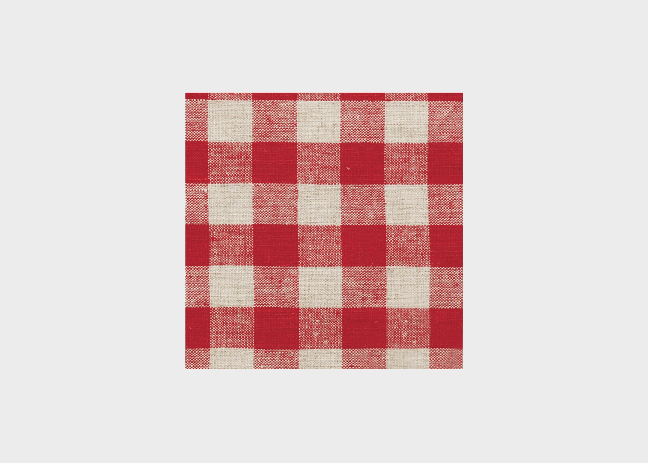 Linen Coaster, Croute Red