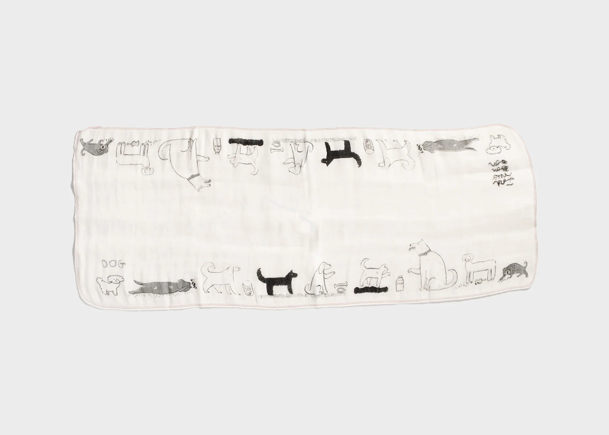 Linen Gauze Towel - Dogs