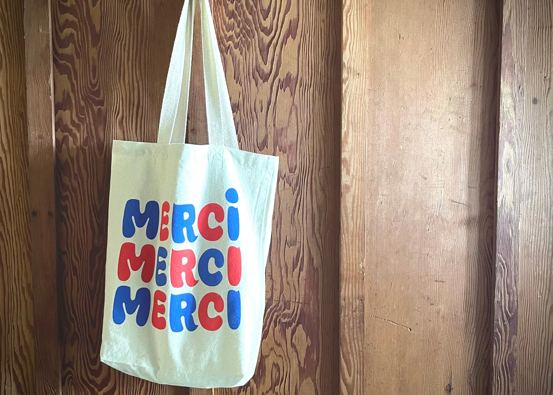 Merci Merci Graphic Tote - Image 2