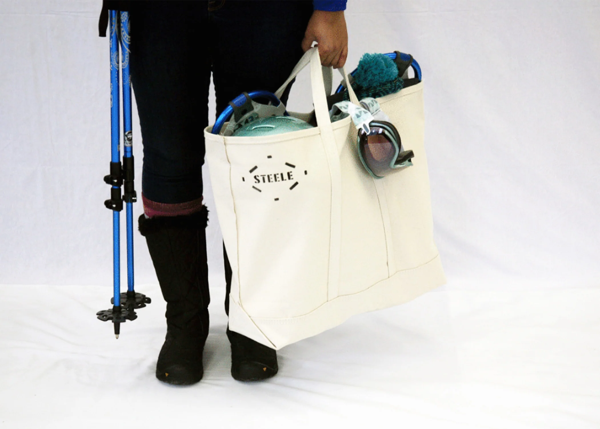 Natural Canvas Tote - Image 3