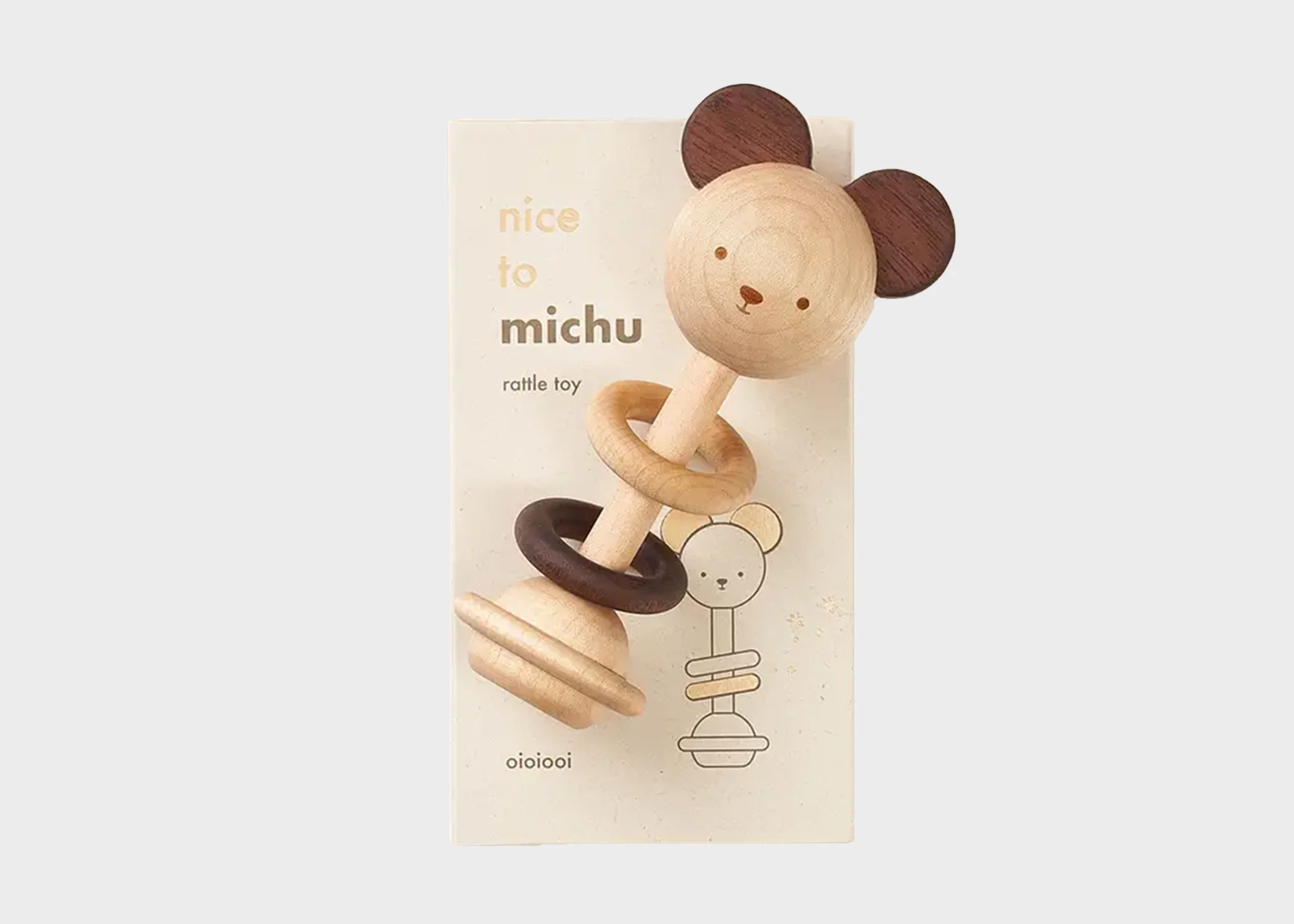 Nice to Michu Rattle Toy