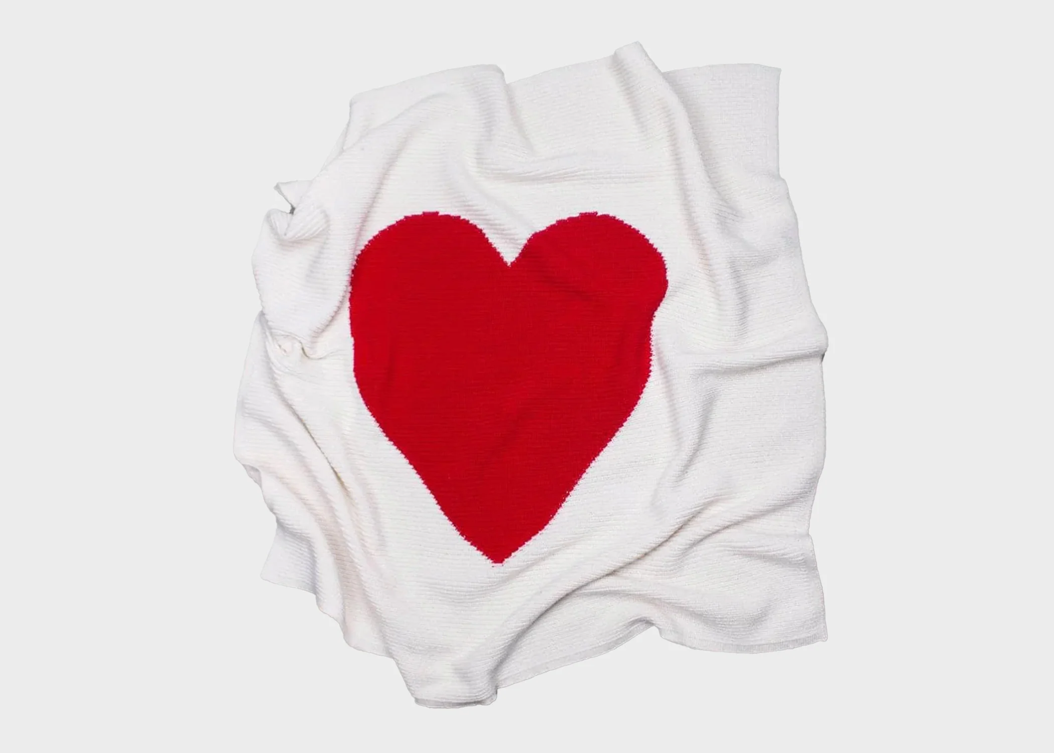 Organic Cotton Baby Blanket - Heart