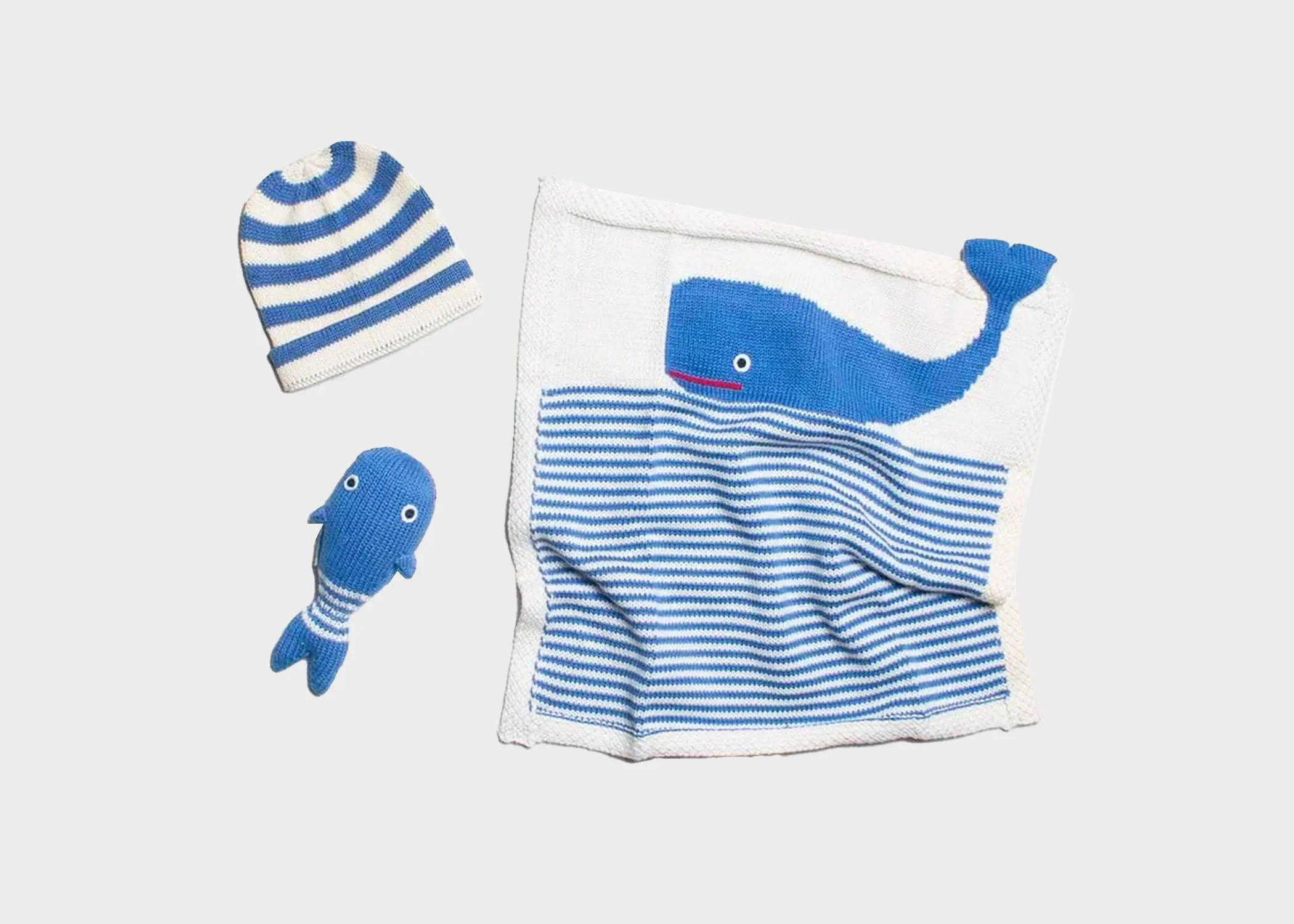 Organic Cotton Baby Gift Set - Whale