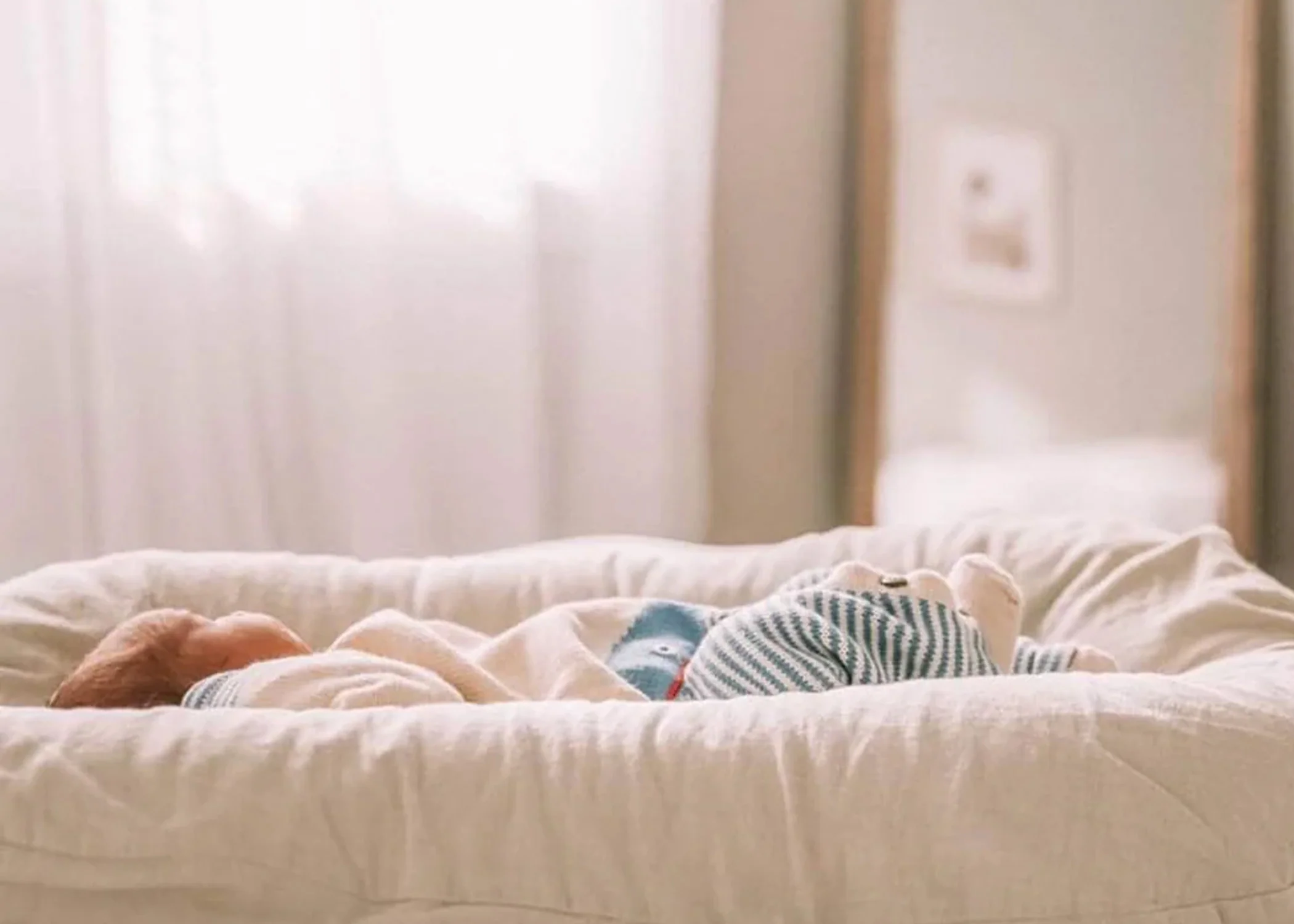 Organic Knit Baby Romper - Whale - Image 3
