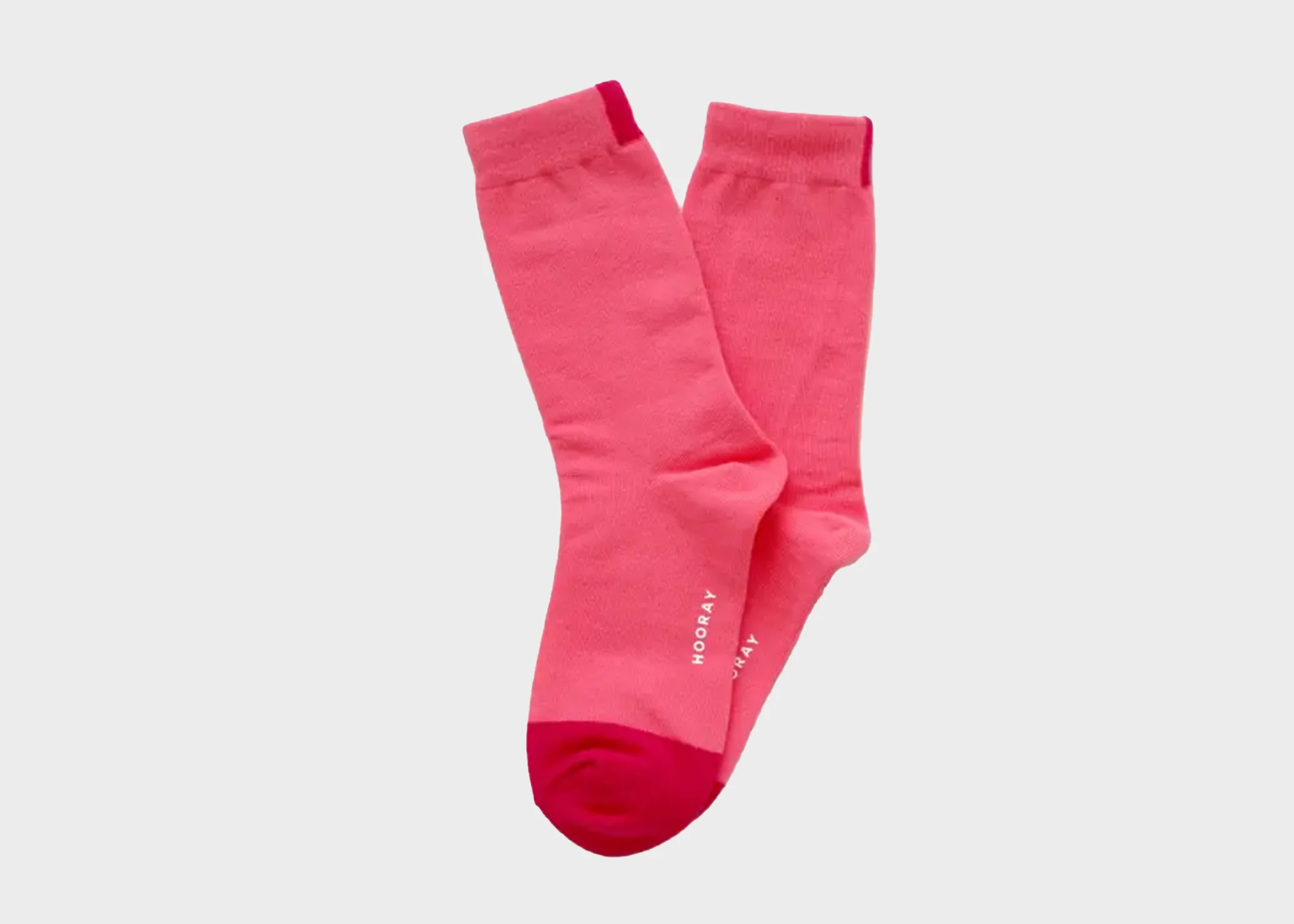 Precita Pink Crew Socks