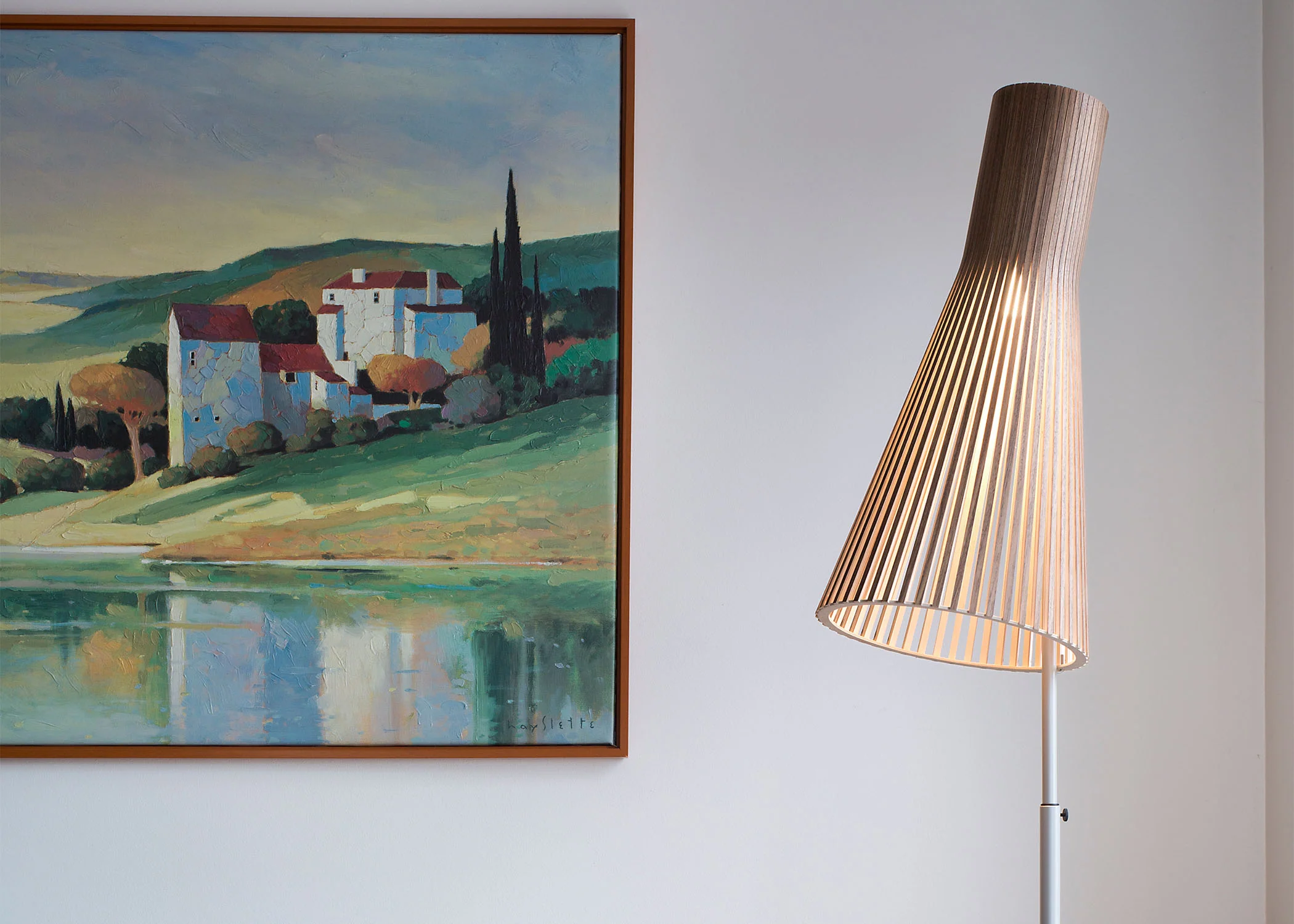 Secto 4210 Floor Lamp - Walnut - Image 2