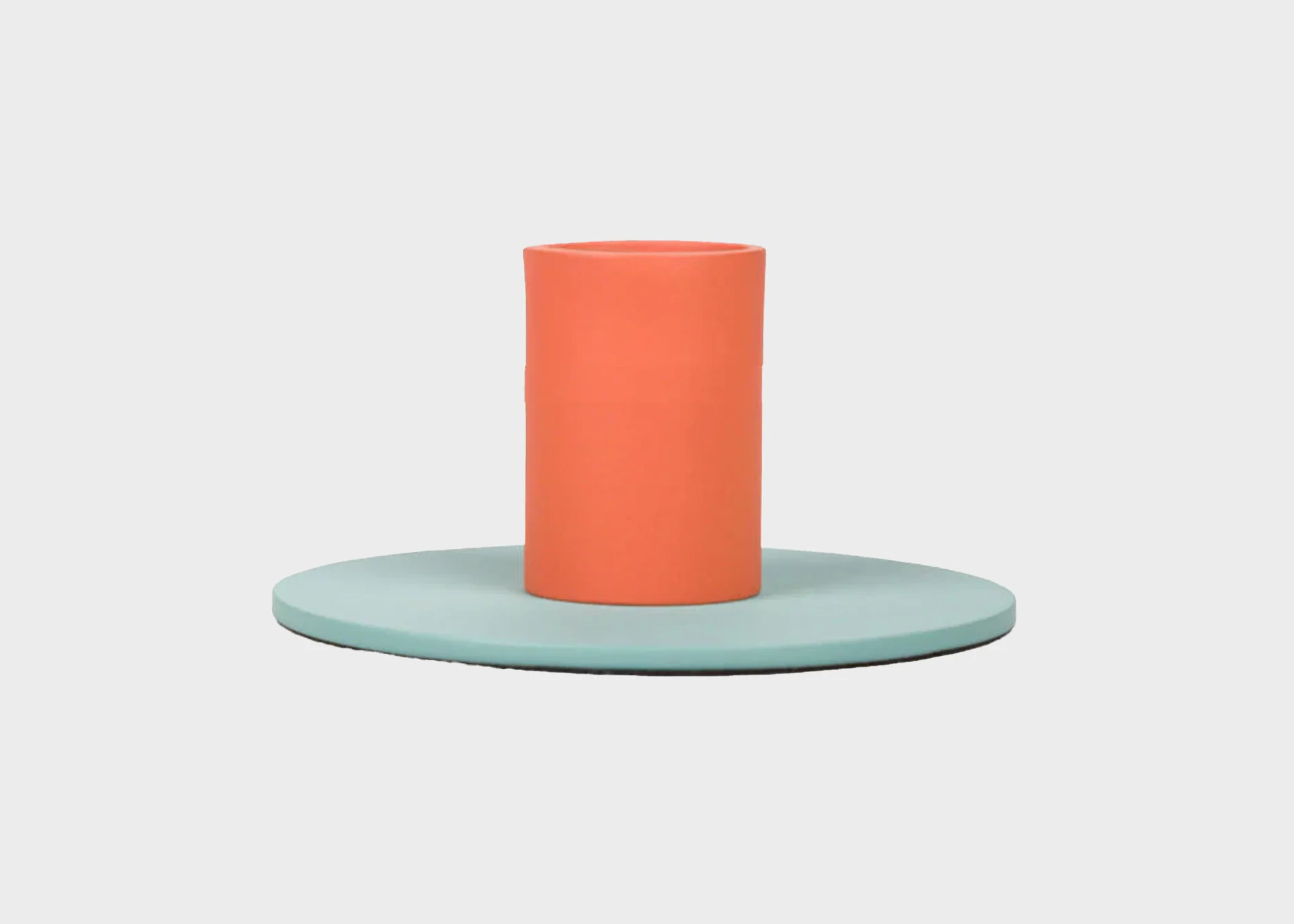 Small Two-Toned Candle Holder - Image 8