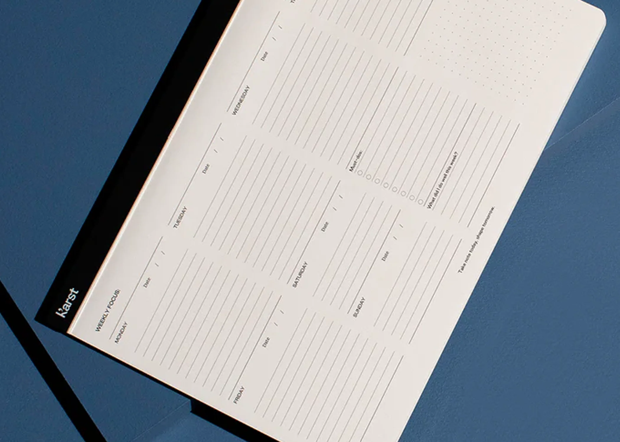 Stone Paper Weekly Desk Pad - Image 2