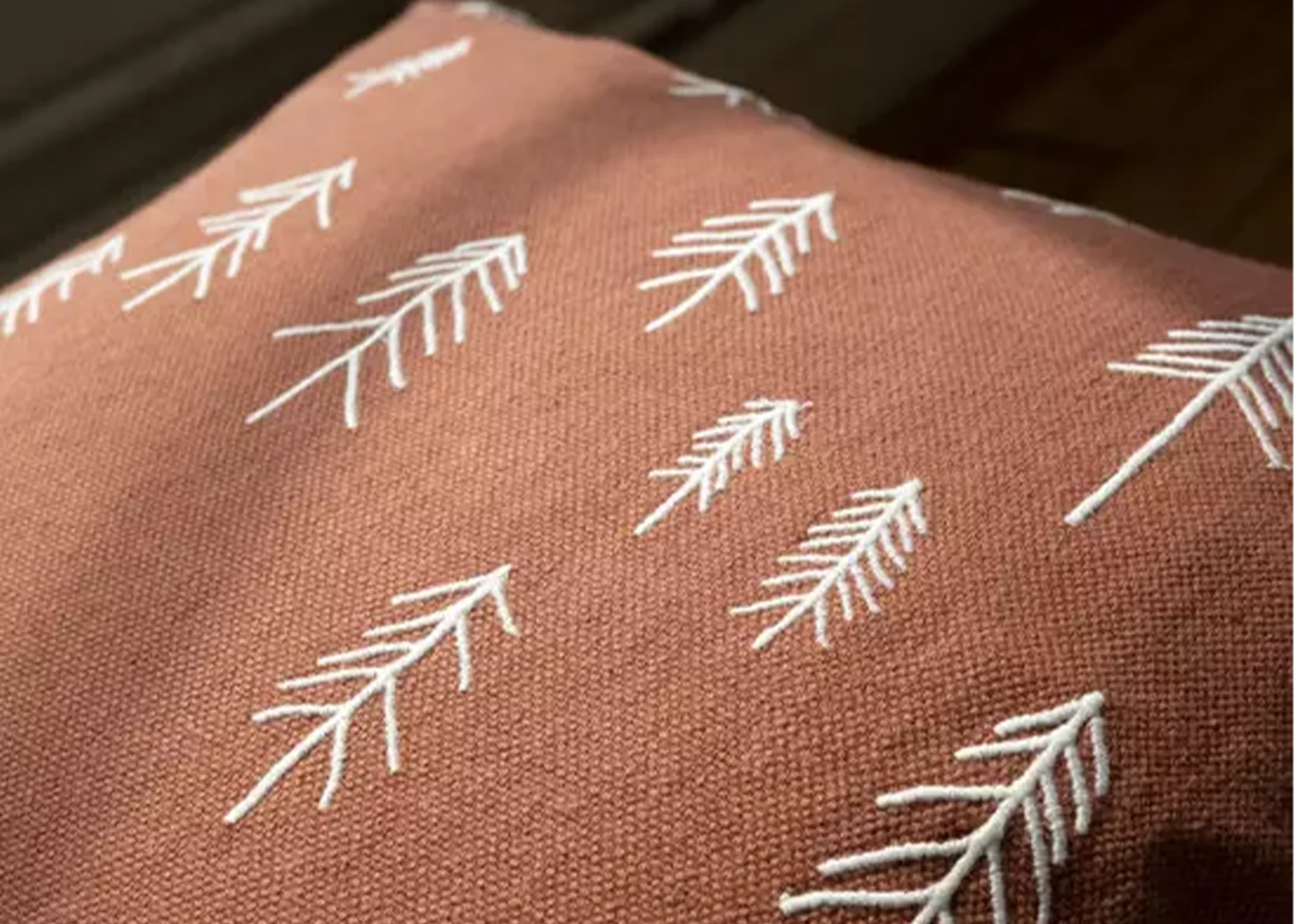 Tall Terracotta Pines Cushion - Image 3