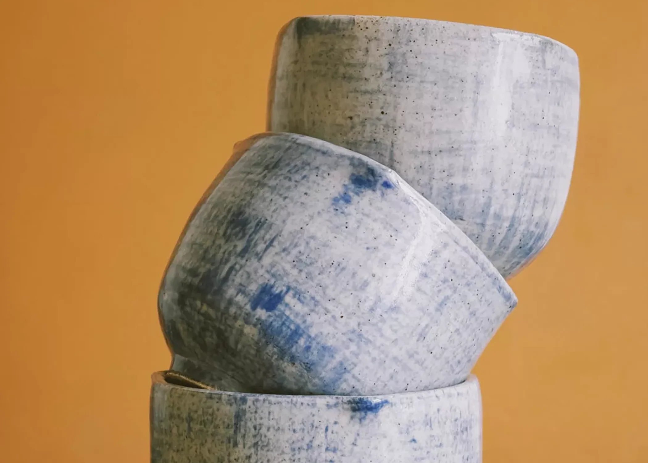 Tea Ceremony Cup Faded Blue - Image 3