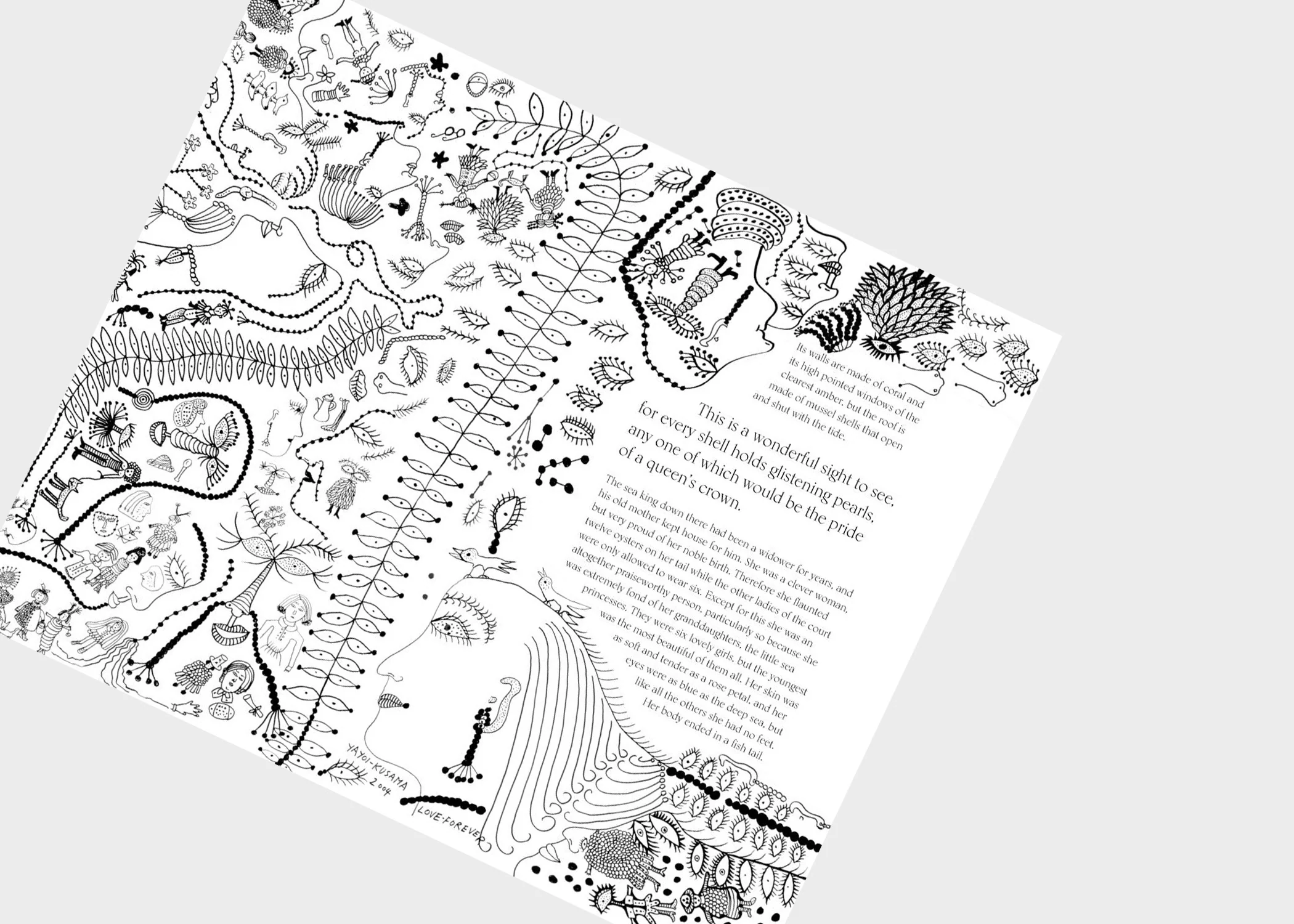 The Little Mermaid by Hans Christian Andersen & Yayoi Kusama - Image 2