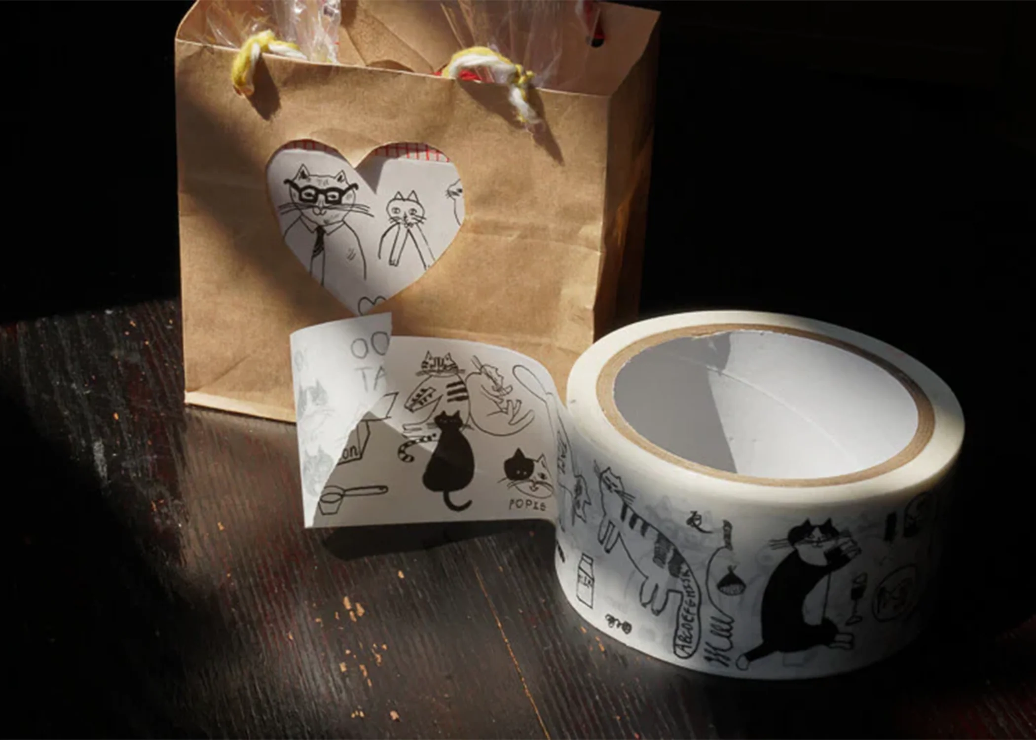 Toranekobonbon Kraft Paper Tape - Image 4