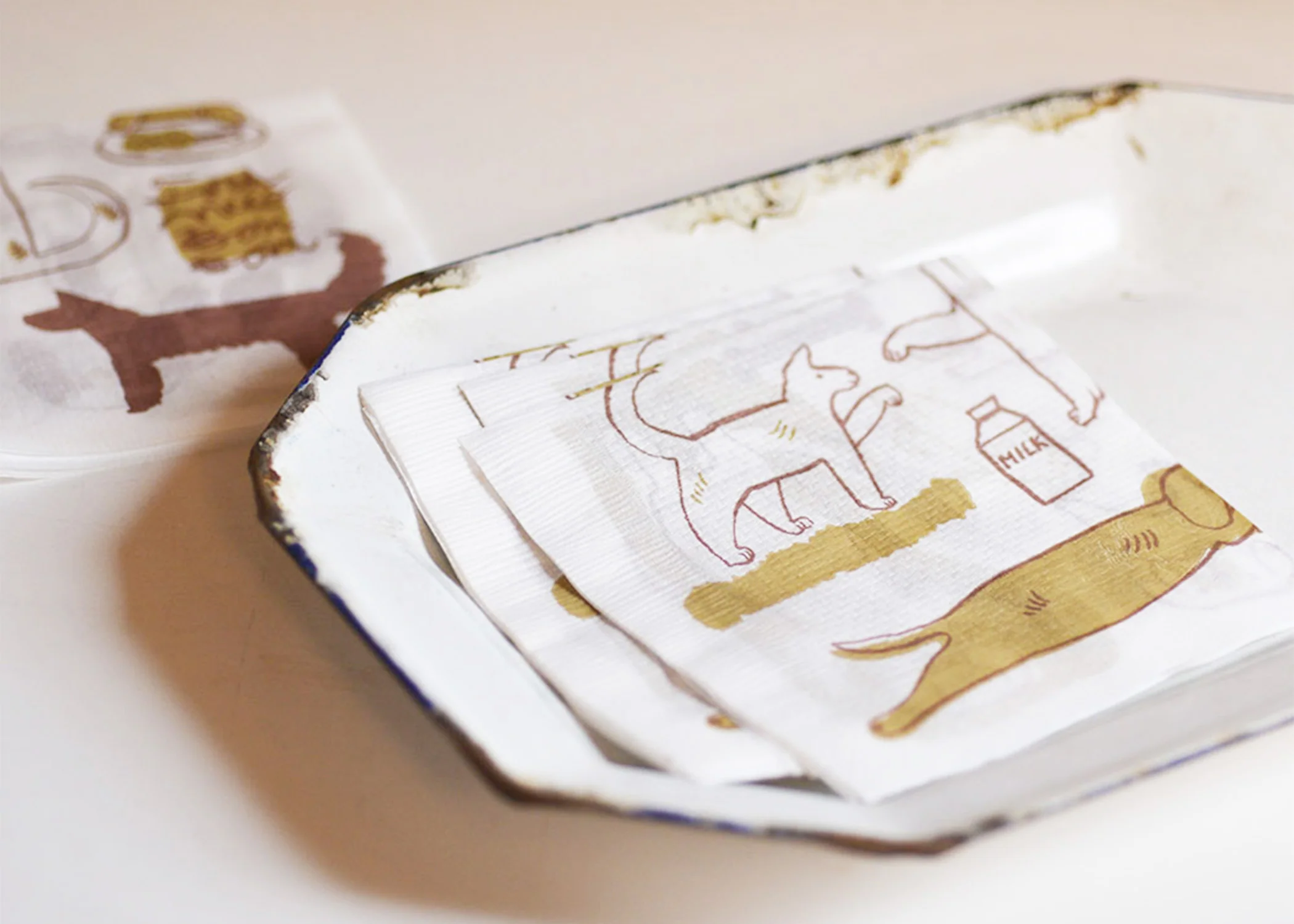 Toranekobonbon Paper Napkin Sets - Image 3
