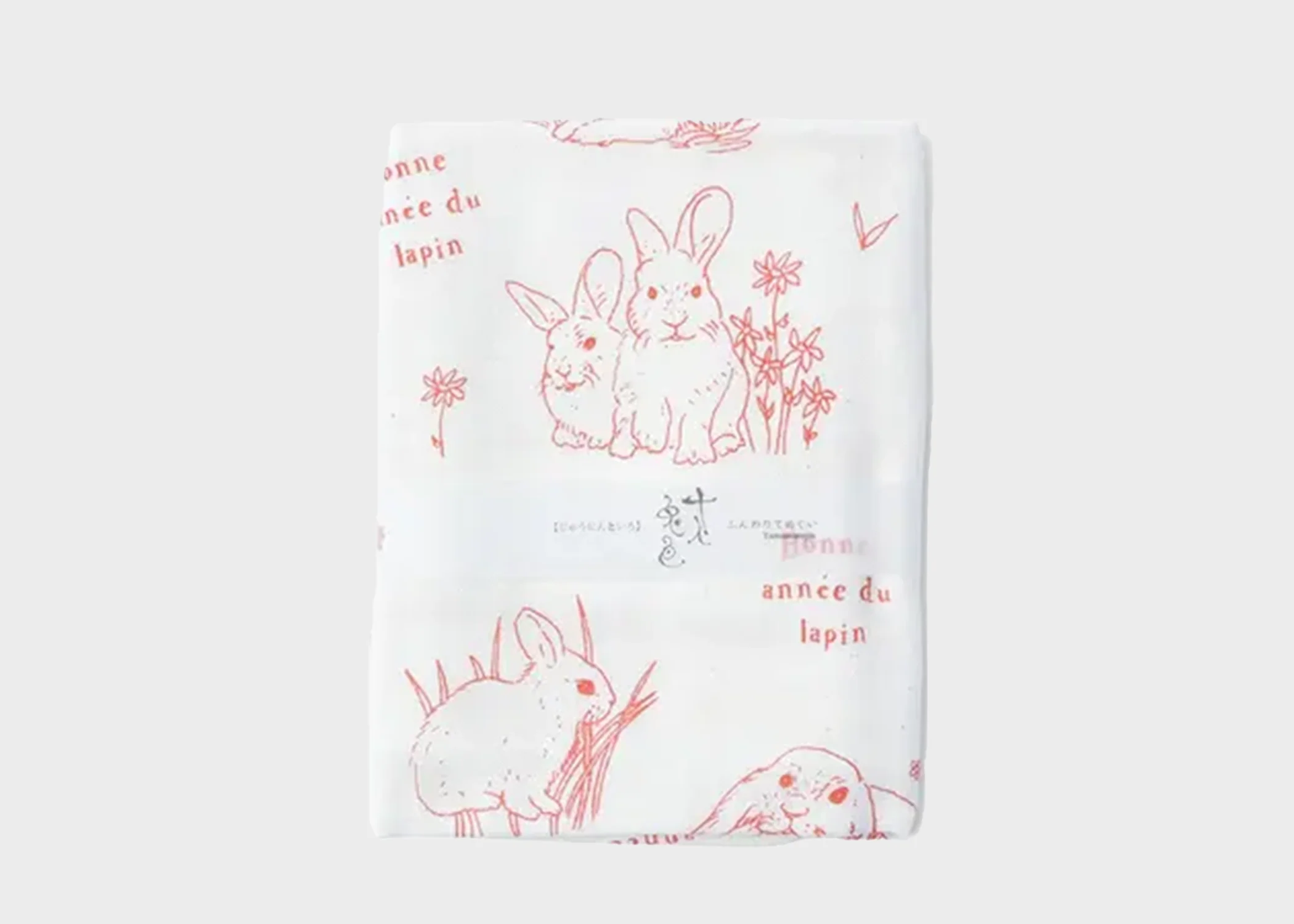 Towel Red Rabbits